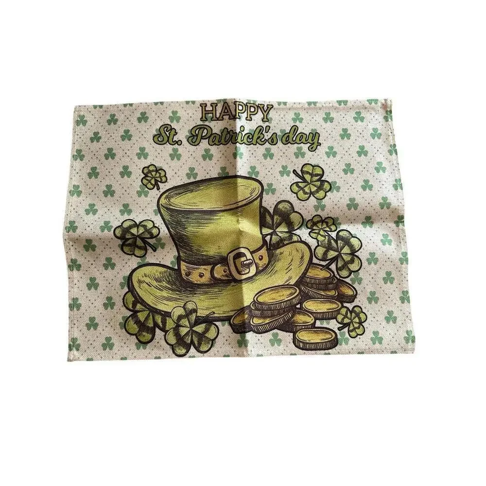 4 piece placemats st Patrick day 16” x 13”